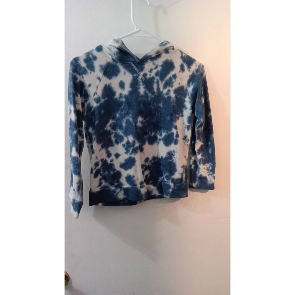 Old Navy Kids Blue Tie Dye Hoodie Size S (6-7)